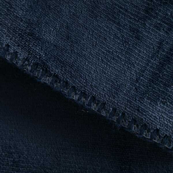 Fleeceplaid met sherpa achterzijde 150x120 cm, 500 gr/m² - Navy/Wit Fleeceplaid met sherpa achterzijde 150x120 cm, 500 gr/m² - Navy/Wit